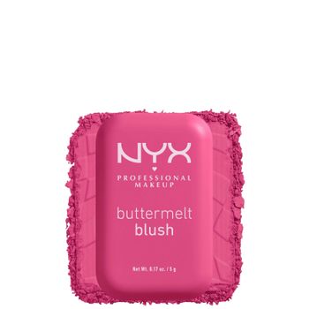 NYX Professional Makeup Buttermelt Powder Blush up to 12H Wear, Fade and Transfer Resistant (Various Shades) - Butta with Time