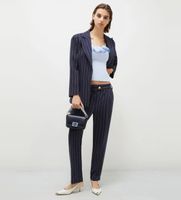 marella para mujer 2513131061200 pantalon rocco marino 46 casual fiesta clasico viscosa
