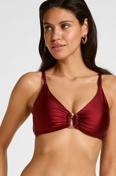 Hunkemöller Bikini Top Bari Rojo