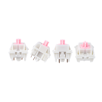 Juego de interruptores silenciosos EPOMAKER Roseveil, 35 uds., interruptor lineal prelubricado de 5 pines y 41gf con vástago LY, Compatible con teclado mecánico