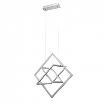 Colgante Led Lexie Cromo Regulable 4000k 50w D63,5