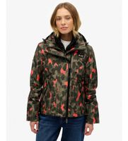 superdry para mujer w5011850a chaqueta windbreaker verde xs casual camuflaje poliester