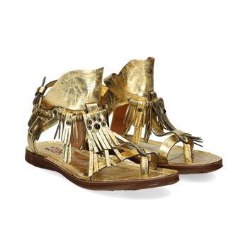 A.s.98 Sandalias Planas Mujer - Plata Talla 39