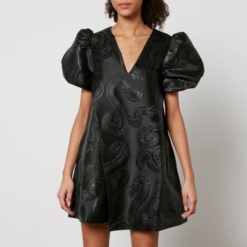 Stine Goya Brethel Jacquard Midi Dress - S