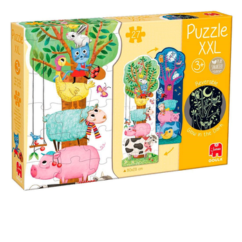 Diset - Puzzle Xxl Reversible Luz. Brilla en la oscuridad.Goula (50217)