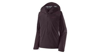 Chaqueta impermeable patagonia dirt roamer storm violeta l mujer