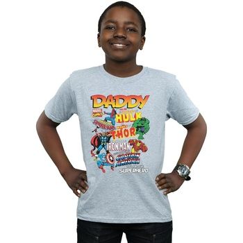 Marvel Tops y Camisetas Our Dad Superhero para niño