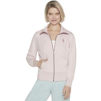 skechers chaqueta deporte the hoodless hoodie diamond jacket para mujer