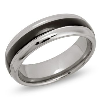 Anillo tungsteno grabado láser