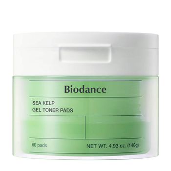 Biodance Cosmética Facial Sea Kelp Gel Toner Pads Discos Tónicos Calmantes y Control de Sebo