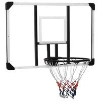 tablero de baloncesto policarbonato transparente 106x69x3 cm vidaxl
