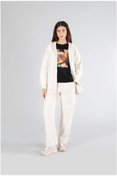 sudadera oversize con aplicación de strass plaster
