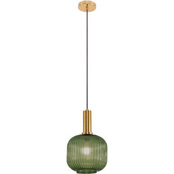 Lámpara De Techo Vintage - Lámpara Colgante De Cristal - Amelia Verde