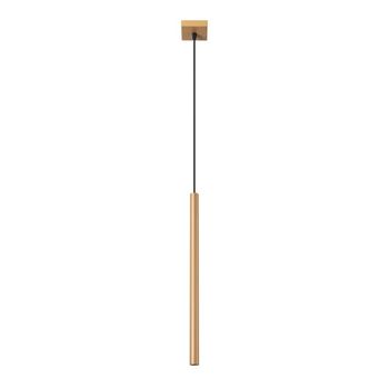 Lámpara colgante vacu dorado, 1 luz