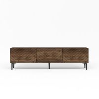 soporte de tv de madera felix - 160 x 31 x 44 cm - marron