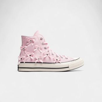 Converse Zapatillas altas Chuck 70 Hi Bow Studded Pink Frosting (Women's) para hombre