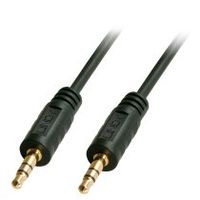 lindy 35644 cable de audio 5 m 35mm negro