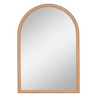 espejo tanya con forma de arco 68 x 98 cm marron - atmosphera createur dinterieur