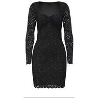 guess vestidos w6bk54 k6389-jblk para mujer