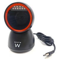 ewent ew3450 lector de codigos de barras 1d2dqr manos libres negro