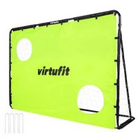 porteria de futbol con blanco de tiro 215 x 150 cm virtufit