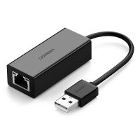 adaptador de red ugreen cr110 usb 20 a rj45 compacto y portatil