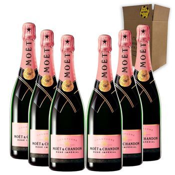 Champagne Rosé Impérial - Pack 6 Botellas 75 Cl - 50% Vol.