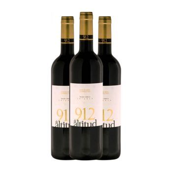 Veganzones Vino Tinto 912 De Altitud Ribera Crianza 75 Cl 14.5% Vol. (pack De 3 Unidades)