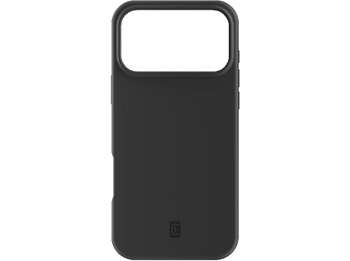 Funda móvil - CellularLine Sensation, Para Apple iPhone 17 Pro, Soft-touch, Silicona, Microfibra, Negro