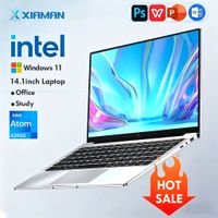 computadora portatil xiaman ultra delgada con windows 11 pantalla de 141 pulgadas 12 gb de ram 1 tb ssd intel atom a3950 resolucion 19201080 ideal para oficina y estudio
