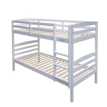 Litera Evolutiva 90x200 Cm Boy – Madera Maciza – Blanca – Incluye Somier