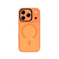 benks funda para iphone 17 pro max r carcasa con magsafe naranja proteccion anticaidas con airbag y boton de camara con ajuste preciso