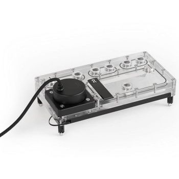 AGB Alphacool Core Distro Plate 240 Links D5/DDC V.2 mit D5 Apex Pumpe