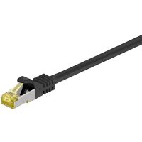 cable de red goobay rj-45 cat7 5 m sftp negro