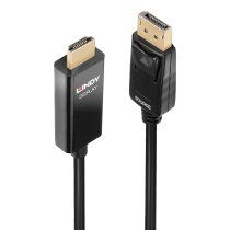 Adaptador de cable de vÃdeo 1 m DisplayPort HDMI Negro Lindy 40925