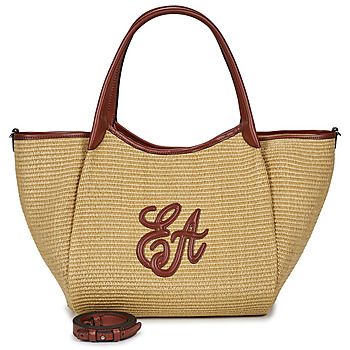 Emporio Armani Bolso SHOPPING STRAW M para mujer