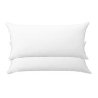 easyspeed almohada microfibra 70 cm 80 cm 90 cm fibra sintetica esponjosa esterilizada relleno firmeza media adaptable transpirable lavable a mano o maquina no se deforma color blanco