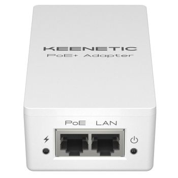 Keenetic PoE Plus Adapter KN-4510 Adaptador PoE+ Gigabit con Fuente de Alimentación 30W