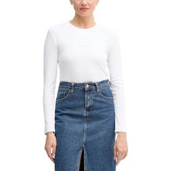Calvin Klein Jeans Camiseta manga larga A- LS MONOGRAM BABY LV047A803G para mujer