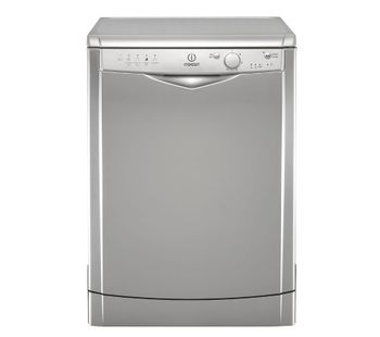INDESIT DFG15B1S Full-size Dishwasher - Silver, Silver
