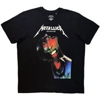 metallica camiseta th into flame para mujer