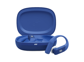 Auriculares deportivos - JBL Endurance Peak 4, Intraurales, Bluetooth, 48h Autonomía, 6 Micrófonos, Cancelación de Ruido Adaptativa, Azul