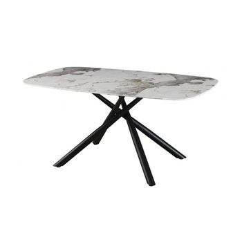 Mesa De Comedor Cristal Templado Tassi