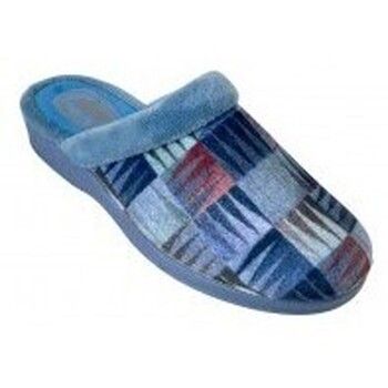 Nevada Pantuflas ZAPATILLA CUÑA CUADROS COMBINADA para mujer