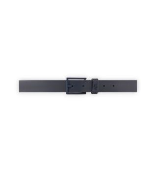 A|X Armani Exchange para hombre. XM002680AF22855UB101 Cinturón Plate marrón (90 cm), Casual, Piel