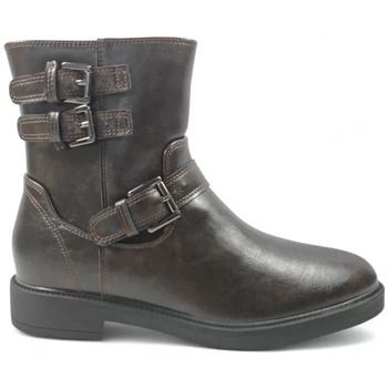 Timbos Botines Botin plano de mujer marron 132081 para mujer