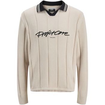 Jack & Jones Jersey 12277991 JCOWINTER SPORT KNIT POLO STYD AW27 MOONBEAM para hombre