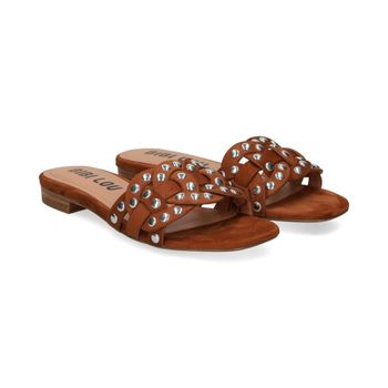 Bibi Lou Sandalias Planas Mujer - Marrón Talla 37