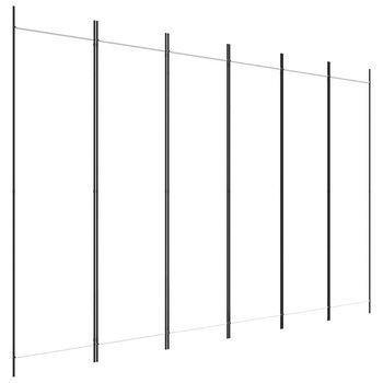 Biombo - Separador Divisor De 6 Paneles De Tela Blanco 300x200 Cm
