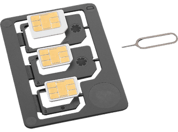 Kit adaptadores tarjeta SIM - ISY ISA-1400 Triple: MicroSIM NanoSIM